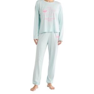 NWT PJ Salvage PJ Set Cocktails Jersey Graphic